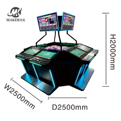 Electronic Arcade Game Table Acrylic Metal Material 8 Players 110V/220V