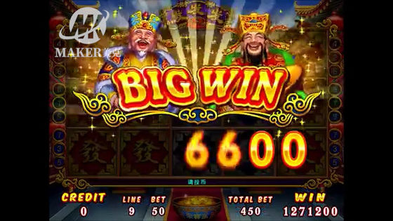 Black Slot Machine Board 1 Year Warranty For Casino Gambling Entertainment
