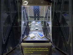 طراحی جدید ماشین فشار سکه تک نفره ماشین فشار سکه آرکاد شیشه ای